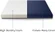 Extra firm FoamRush mattress with durable canvas navy cover