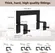 Foboull mattress slide stopper preventing mattress movement