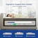 Cooling and breathable hybrid full mattress for temperature regulation