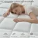 Generic full mattress measuring 75 inches long by 54 inches wide