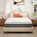 Generic full size hybrid mattress being unboxed from its compressed packaging