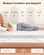 Memory foam mattress topper with ultra-soft removable cover