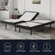 14-inch cooling memory foam mattress on split king adjustable base