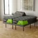 GhostBed electric adjustable base in zero gravity position for relaxation