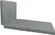 Gray floor mattress providing space-saving sleep solution in small room