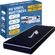 Greaton blue short queen foam vinyl mattress with water-resistant surface