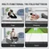 White Greaton twin size mattress folded for easy storage and transport