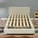 Heavy duty vertical mattress support board in beige finish
