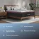 Helix Dusk Luxe mattress showing reinforced edge support
