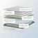 Helix Twilight King mattress providing pressure relief for back sleeping