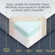 Washable jacquard top on Heyward memory foam folding bed