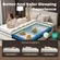 King size bed in a box mattress compressed for easy shipping