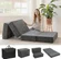 HOMBYS 6-inch memory foam foldable mattress in twin size
