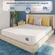 Close-up of HomeLife mattress pocket coil hybrid construction with euro top