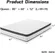 Close-up view of pocket springs in HRVEOCEI hybrid mattress for pressure relief