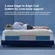 Luxury INCEPDREAM mattress with cooling Tencel fabric and pillow top
