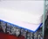 Adjustable JUMBL bed frame in a space-saving design for easy storage and setup