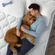 Hybrid mattress with individual pocket springs for motion isolation