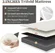 KMFurnila portable mattress used as guest bed for camping