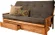 Butternut finish on Kodiak Furniture Monterey queen-size futon