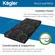 Kogler mattress compressed in a box for easy shipping and setup