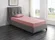 Lexicon Cantus pink mattress in stylish twin bedroom setting