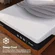 Made in USA hybrid mattress in white by Life Balance