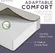 Grey Lincove foam mattress proudly made in the USA
