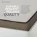 Premium Lincove mattress featuring a 6-inch foam core and fabric cover