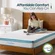 Linenspa memory foam hybrid mattress offering comfort for kids bedrooms