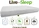 Close-up of the cooling gel memory foam layers in the Live and Sleep mattress