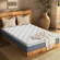 Luxysea queen size hybrid mattress with memory foam and pocket springs