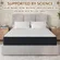 Majnesvon twin mattress measuring 75 inches long by 38 inches wide