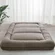MAXYOYO 6-inch extra thick Japanese floor mattress futon in dark grey