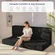 Versatile folding mattress with handles by MAXYOYO, easy to move and store