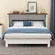 MERITLINE Murphy bed installed in adult bedroom with nightstands
