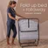 Milliard 31x74 folding cot with mattress fully set up for sleeping