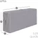 Milliard carry case with sturdy handles for easy transport of folding mattress