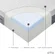 Pressure-relieving soft memory foam mattress from Milliard in twin size