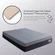 12-inch medium plush mattress with copper cooling technology