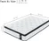 12 inch MoBtovs mattress with 7-zone memory foam for pressure relief