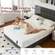 Breathable white MRH mattress providing pressure relief and comfort