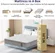 MSJh queen mattress as part of complete bedroom furniture setup
