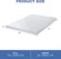 Fiberglass-free and CertiPUR-US certified sofa bed mattress topper