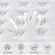 MWrouqfur mattress with memory foam and individual pocket springs