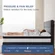 12-inch thick Netply hybrid mattress setup in bedroom