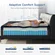 14-inch thick queen size mattress with supportive construction