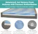 Gel-infused memory foam bed from North American Mattress for cooling support