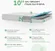 Novilla mattress with breathable bamboo cover in a box