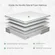 Person enjoying comfortable sleep on Novilla hybrid mattress